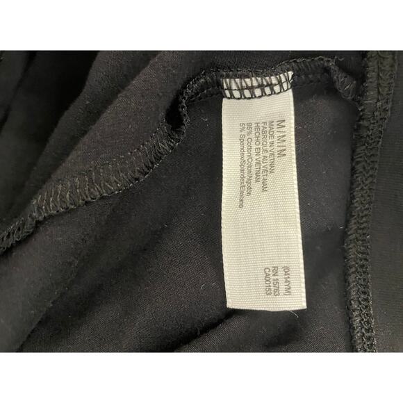 Black stretch cropped pants women's size medium - Picture 3 of 3